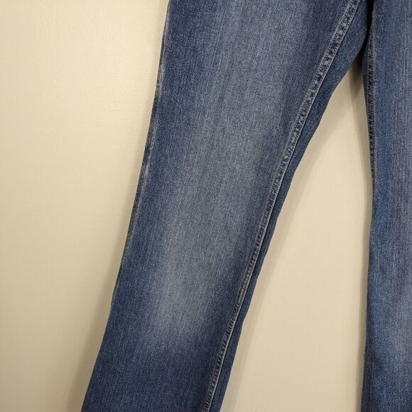 Vintage Y2K Tommy Hilfiger Carpenter Jeans Blue 9 Wide Leg Red Denim Utility - Picture 10 of 15